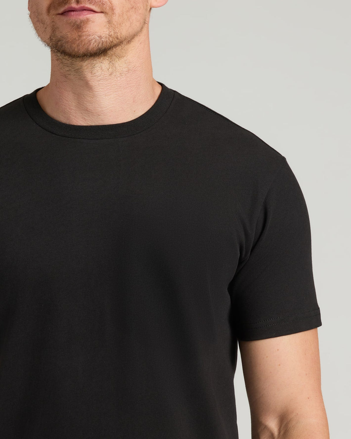 All Black Tall Heavyweight Crew 6-Pack