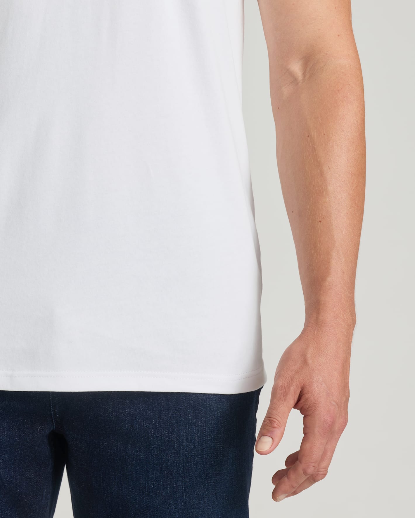All White Tall Heavyweight Crew 3-Pack
