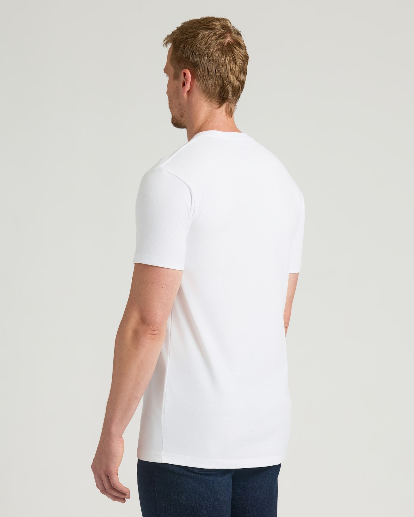 All White Tall Heavyweight Crew 6-Pack