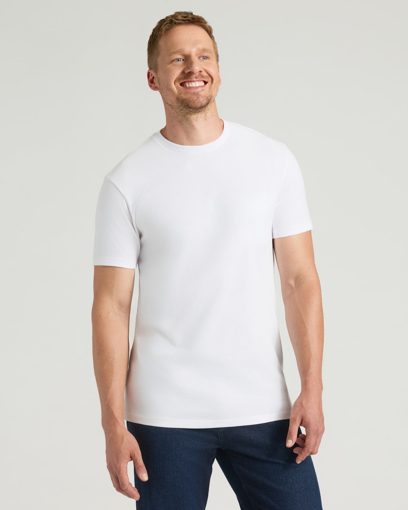 All White Tall Heavyweight Crew 6-Pack