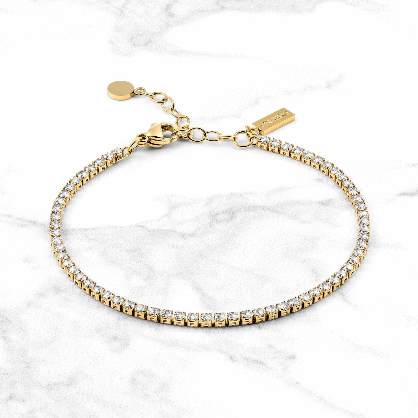 Tennis Bracelet - 14K Gold