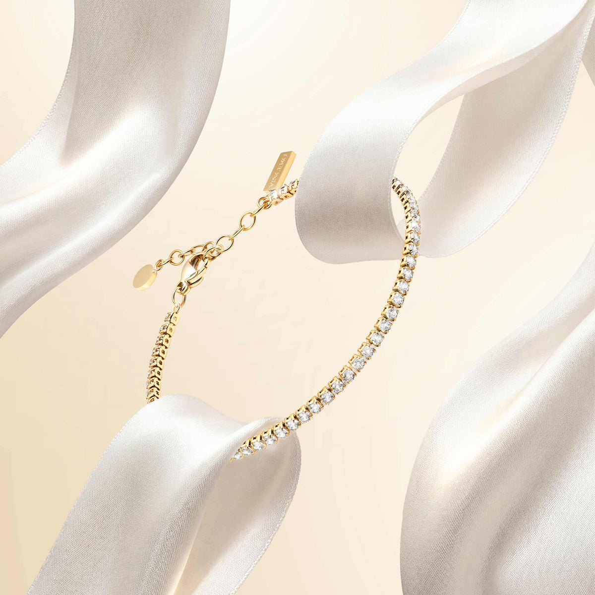 Tennis Bracelet - 14K Gold