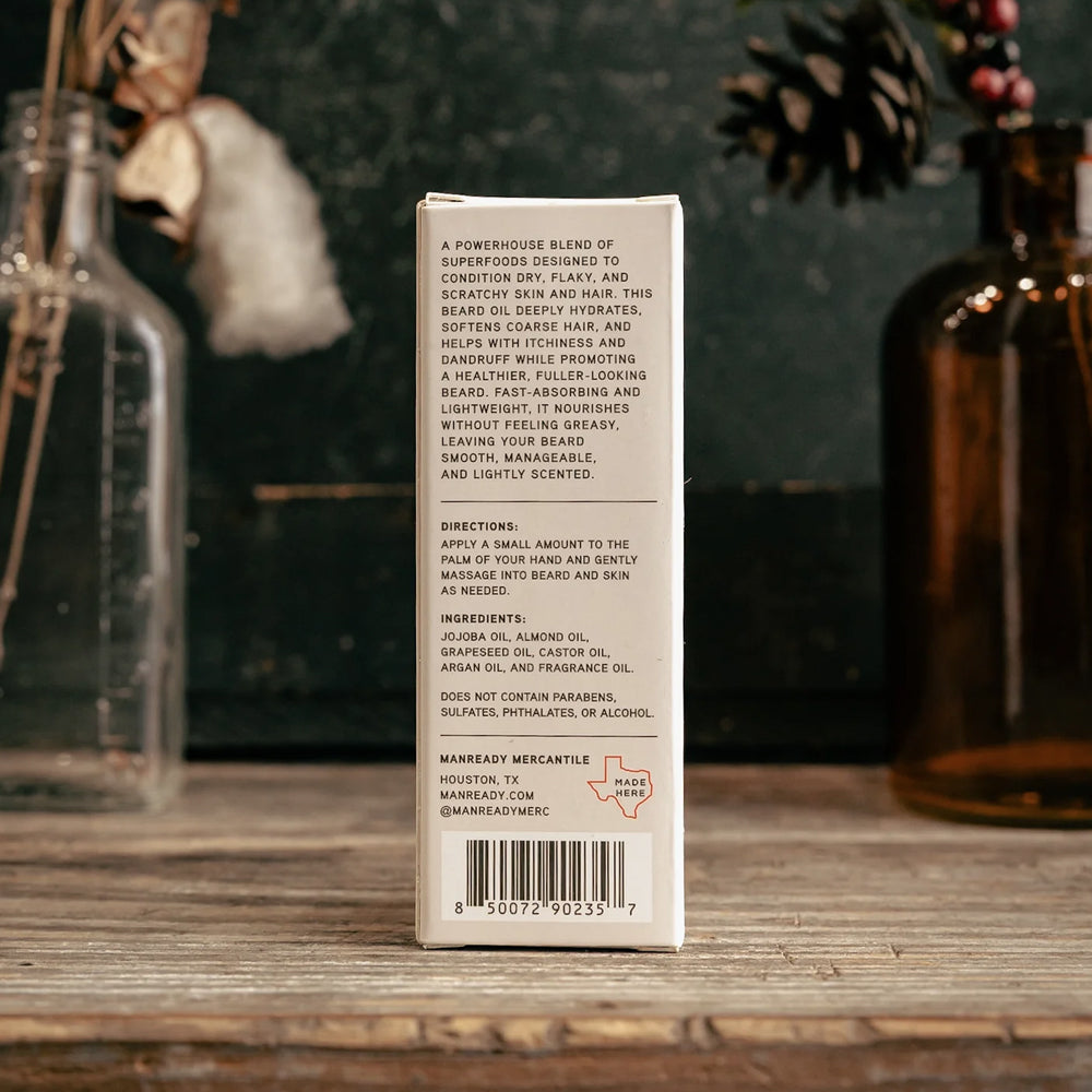 Manready Mercantile Beard Oil "Silver Label"