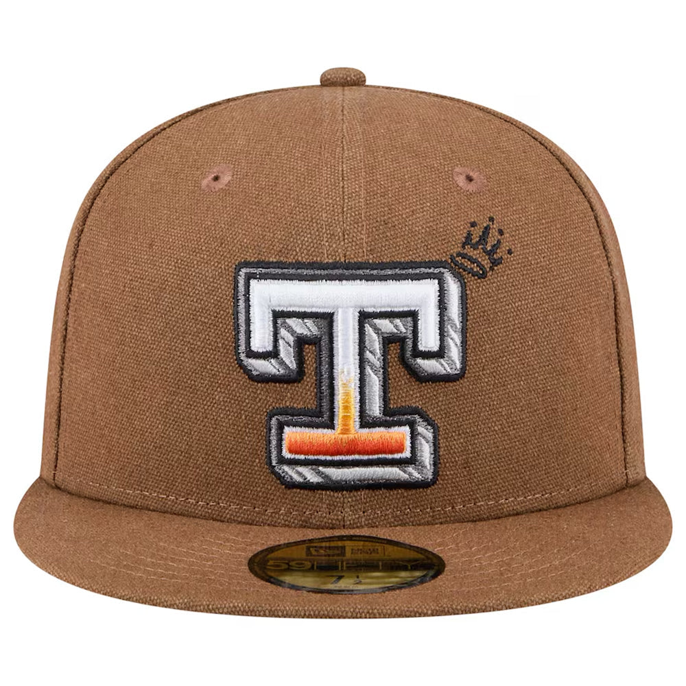 New Era Texas Ranger Logo Scribble 59Fifty Fitted Hat