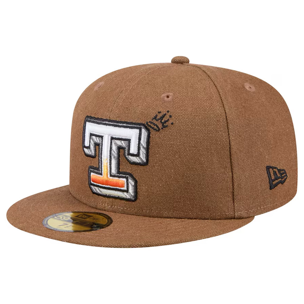 New Era Texas Ranger Logo Scribble 59Fifty Fitted Hat