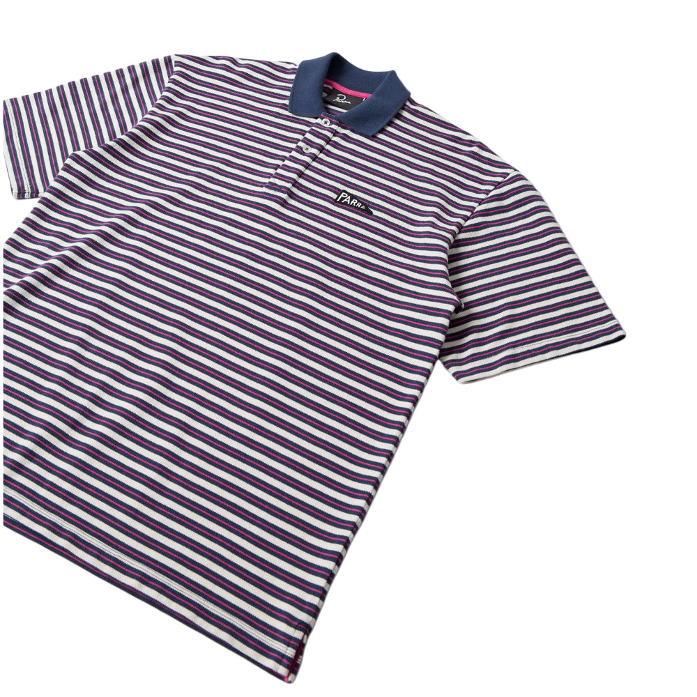 by Parra Flag Stripper Polo Shirt