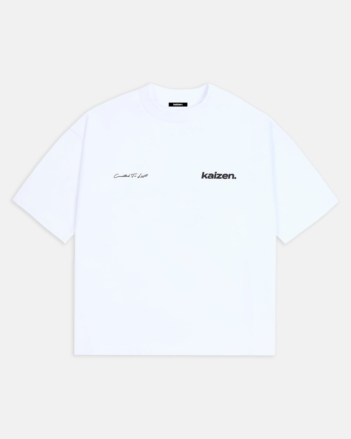 KAIZEN MARKET ARCH TEE WHITE — XS — Side View