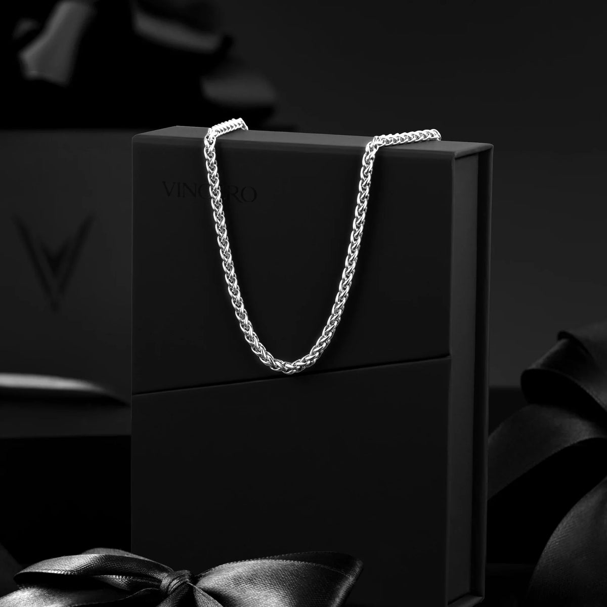 Wheat Chain Necklace, 3MM - Silver