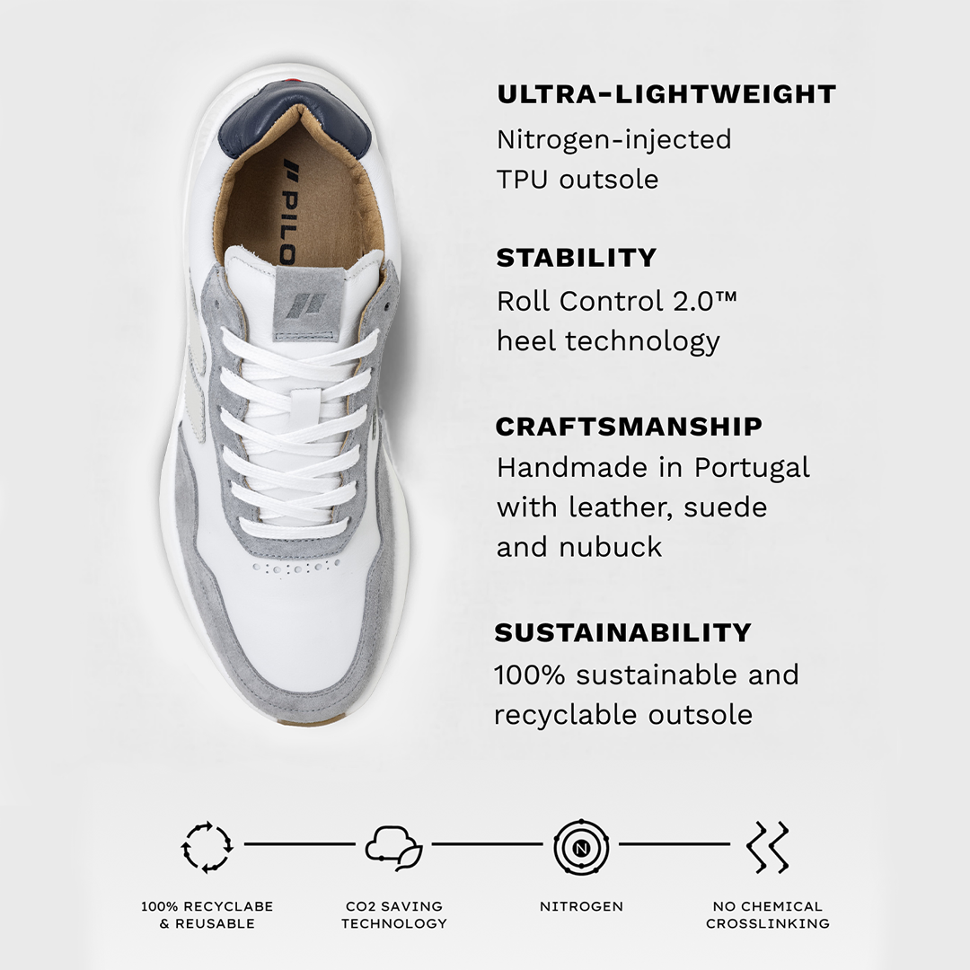 Modena - White/Grey/Navy