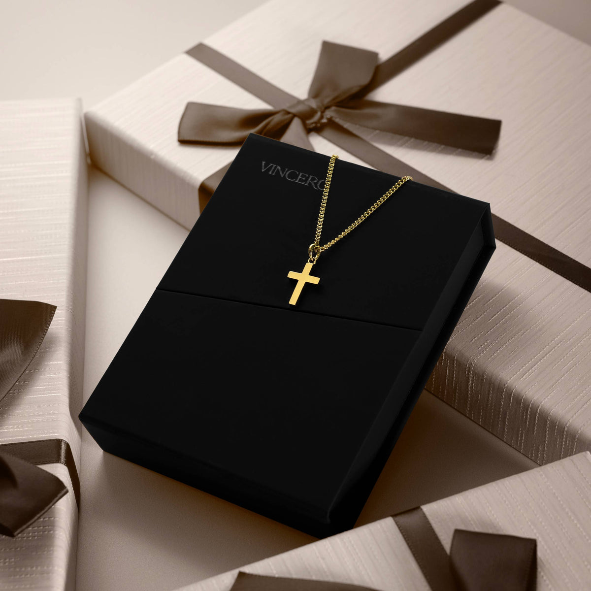 Petite Cross - 14K Gold