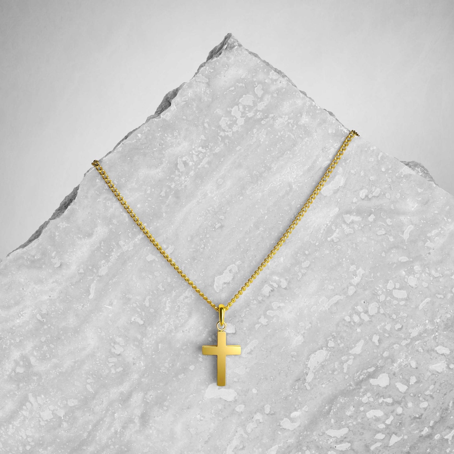 Petite Cross - 14K Gold