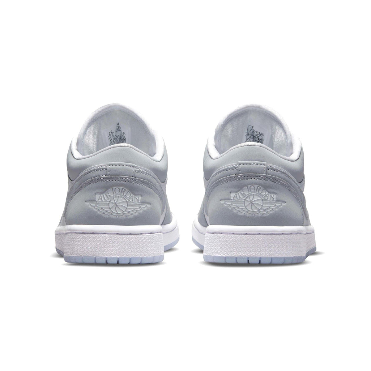 Air Jordan 1 Low Wmns 'White Wolf Grey' — UK 2.5 | EU 35.5 | US 5 — Top View
