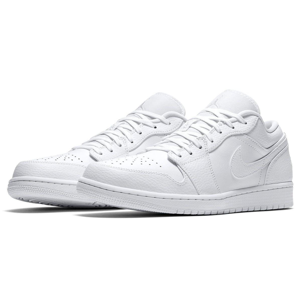 Air Jordan 1 Low 'Triple White' — UK 3 | EU 35.5 | US 3.5 — Side View