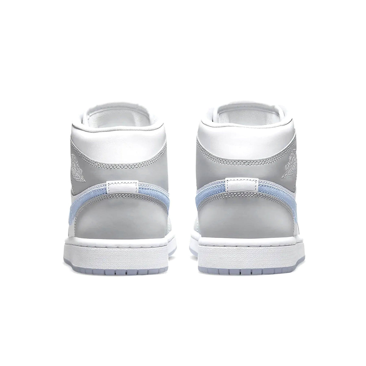 Air Jordan 1 Mid Wmns 'White Wolf Grey' — UK 2.5 | EU 35.5 | US 5 — Top View