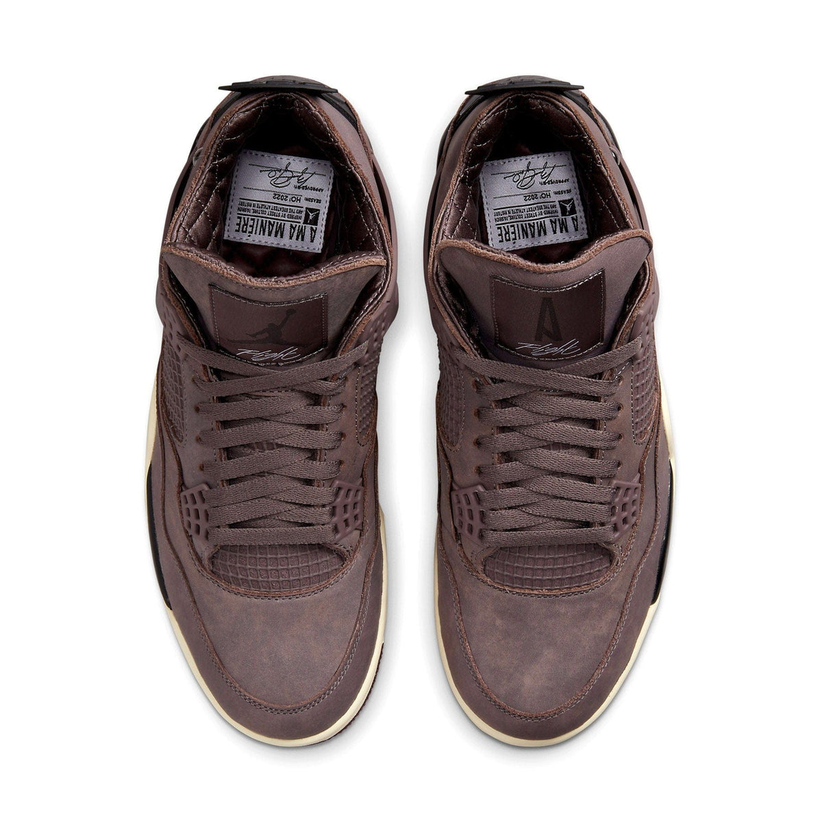 A Ma Maniére x Air Jordan 4 Retro 'Violet Ore' — UK 3 | EU 35.5 | US 3.5 — Back View