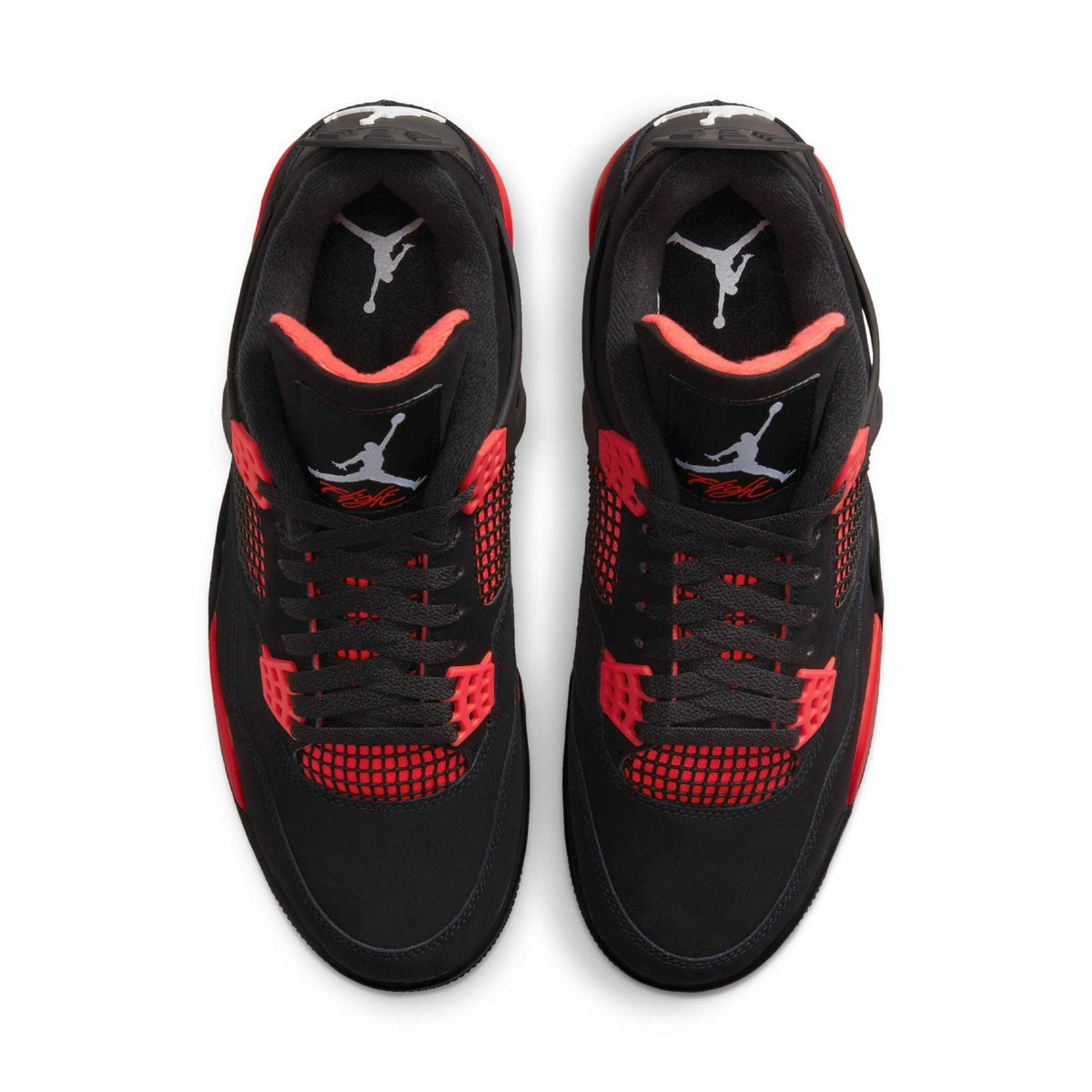 Air Jordan 4 Retro 'Red Thunder' — UK 3 | EU 35.5 | US 3.5 — Back View