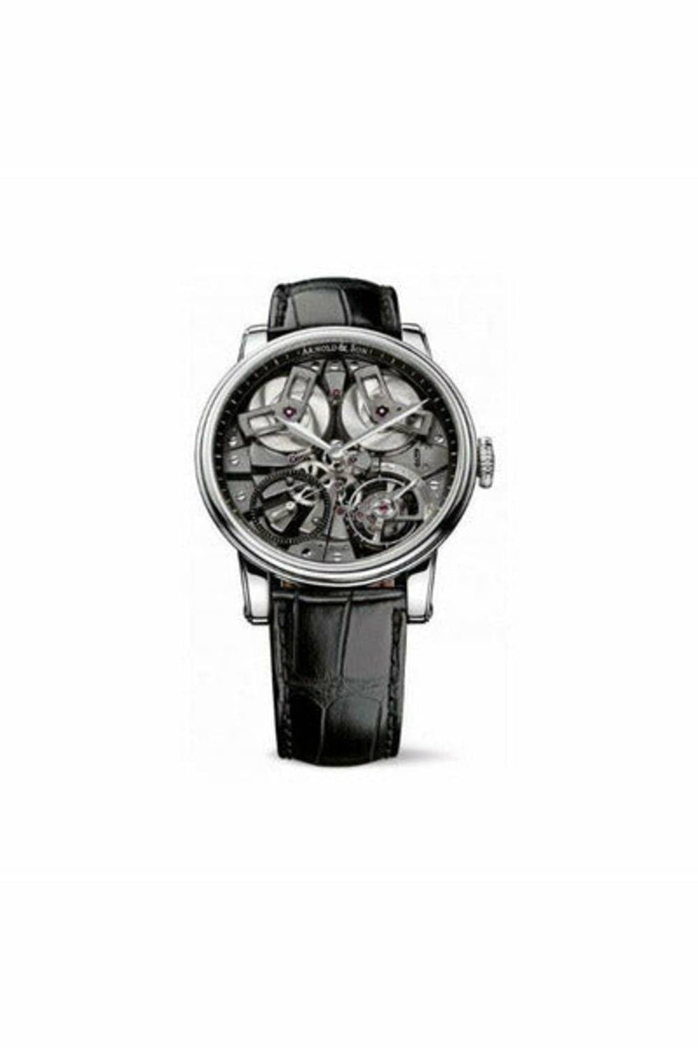 arnold & son tb88 46mm stainless steel men's watch