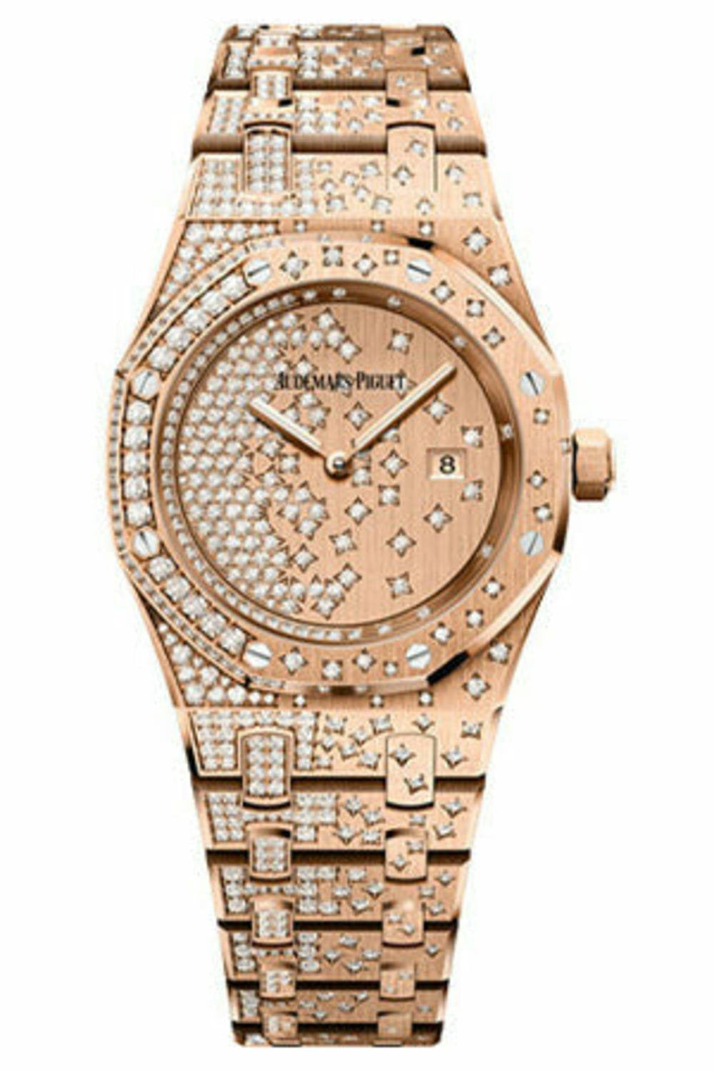 audemars piguet royal oak 18kt rose gold 33mm 67654or.zz.1264or.01