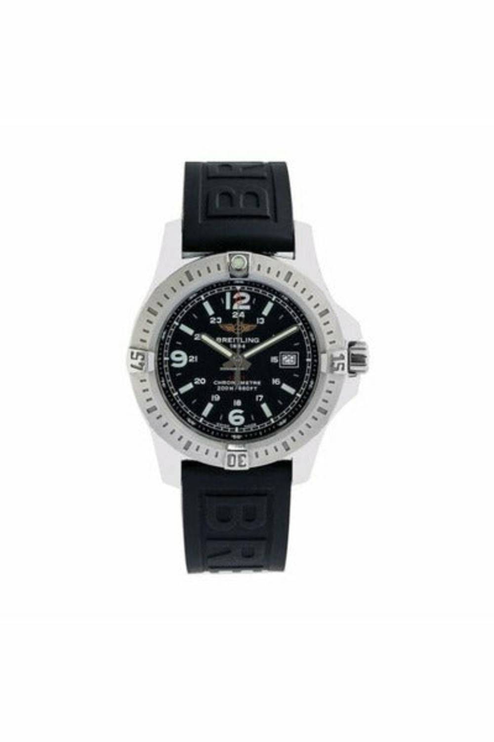 Breitling Colt Black Dial Black Rubber