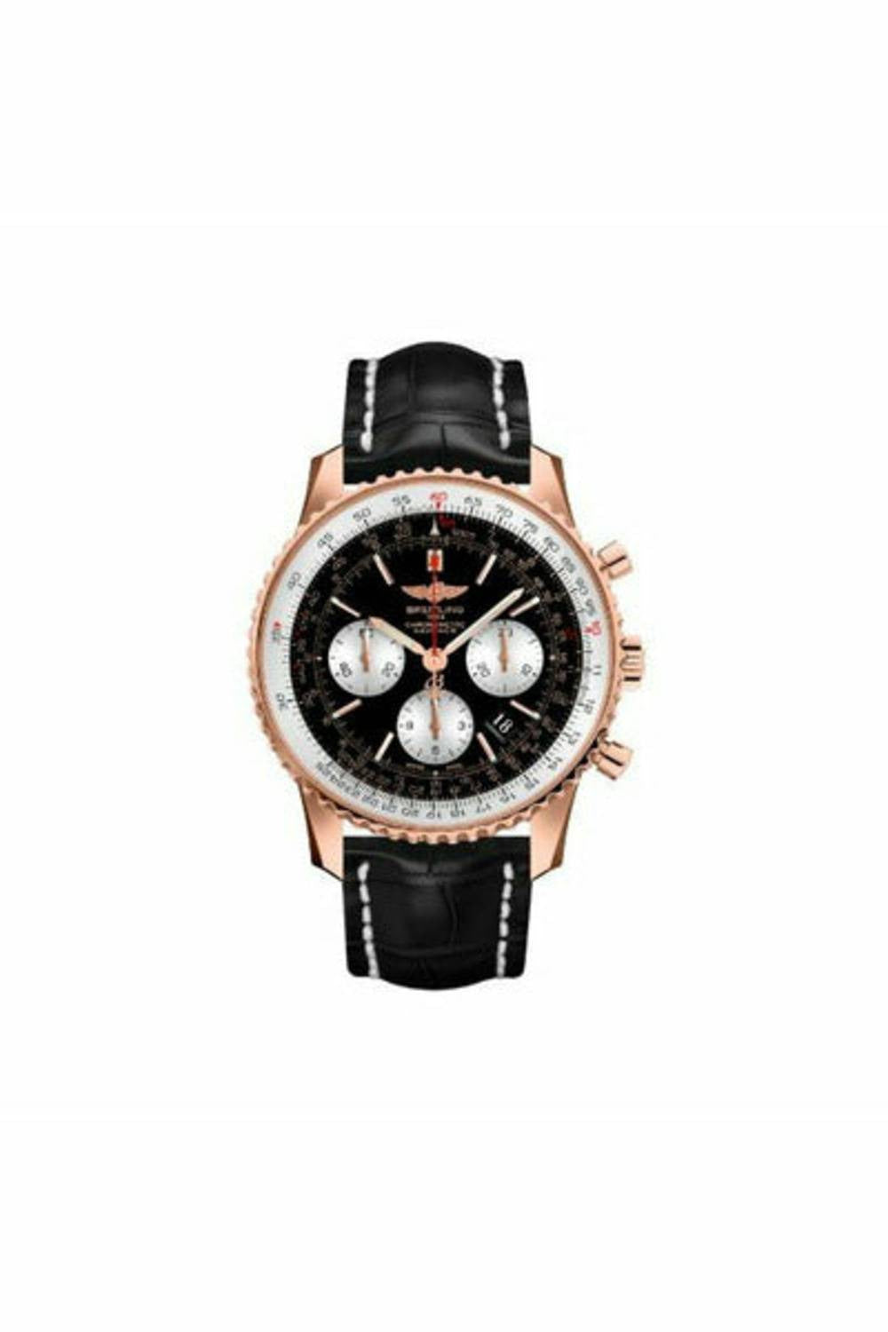 Breitling Navitimer 01 Chronograph Automatic Chronometer 18kt Rose Gold 43mm