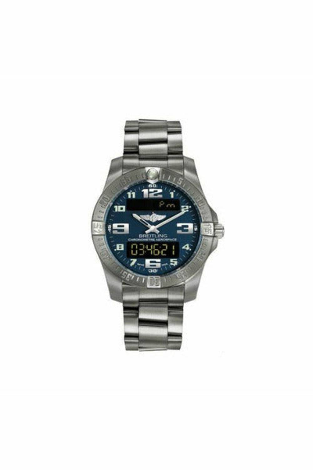 Breitling Professional Aerospace Evo Titanium 43mm Blue Dial
