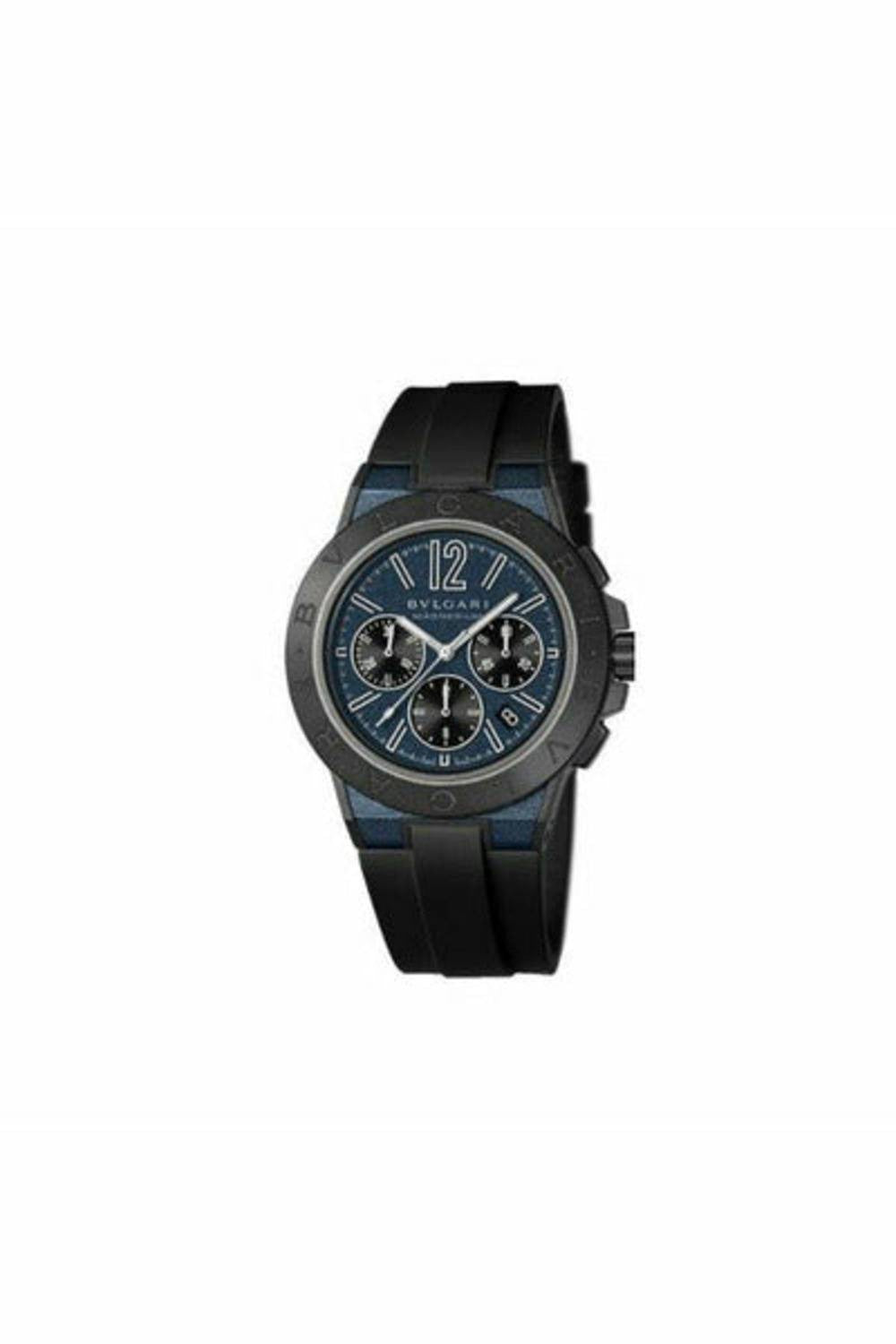 bvlgari diagono magnesium & peek 42mm men's watch