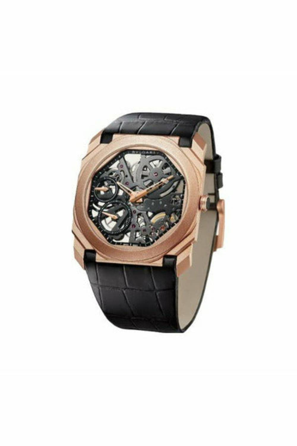bvlgari octo finissimo extra thin 40mm 18kt rose gold men's watch