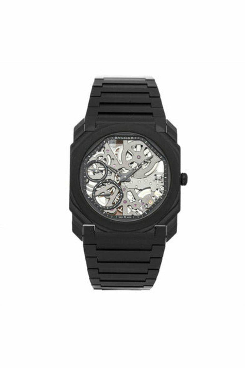 bvlgari octo finissimo extra thin black ceramic 40mm men's watch