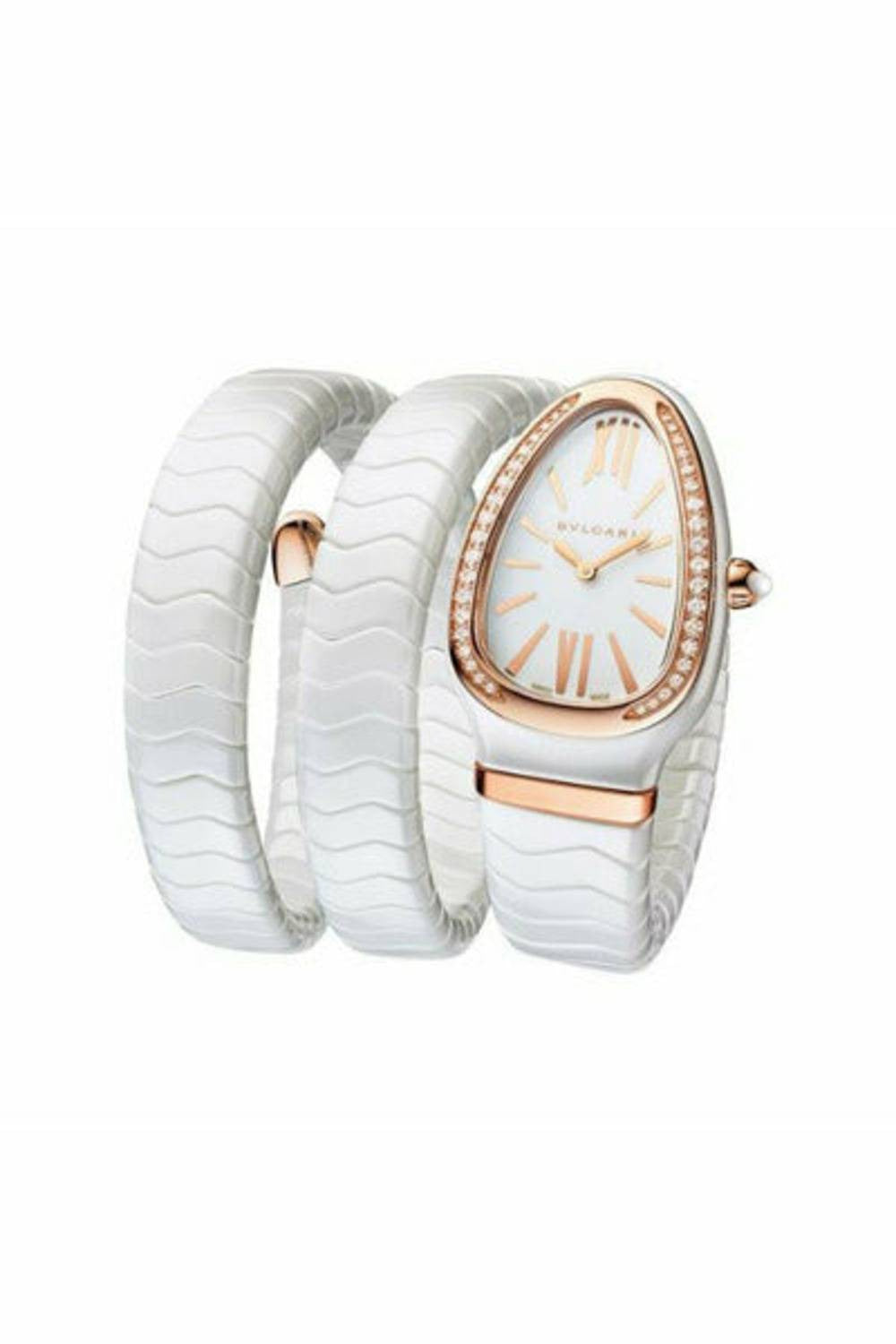 bvlgari serpenti spiga 35mm ceramic ladies watch