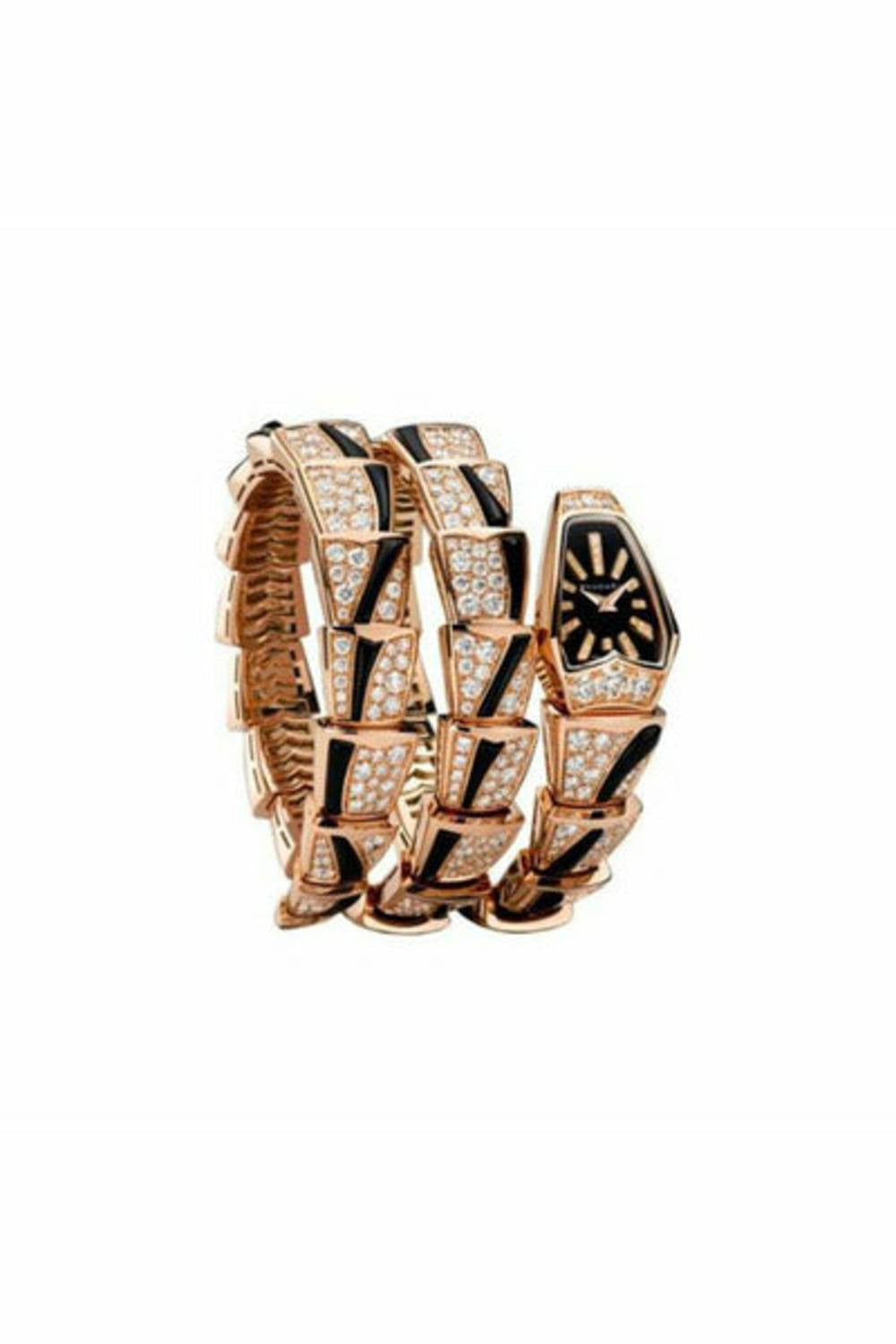 bvlgari serpenti watch 26 mm pink gold
