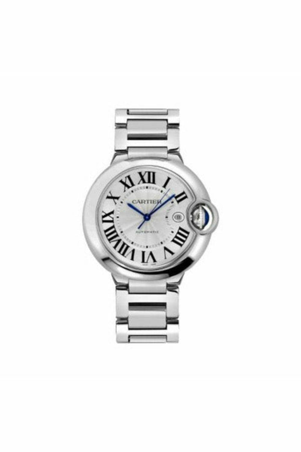 cartier ballon bleu stainless steel 42mm ladies watch
