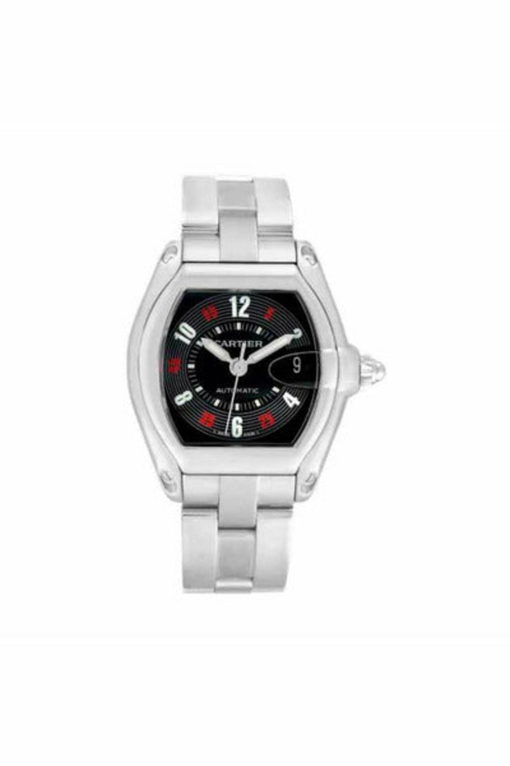 cartier roadster 38mm stainless steel men's watch