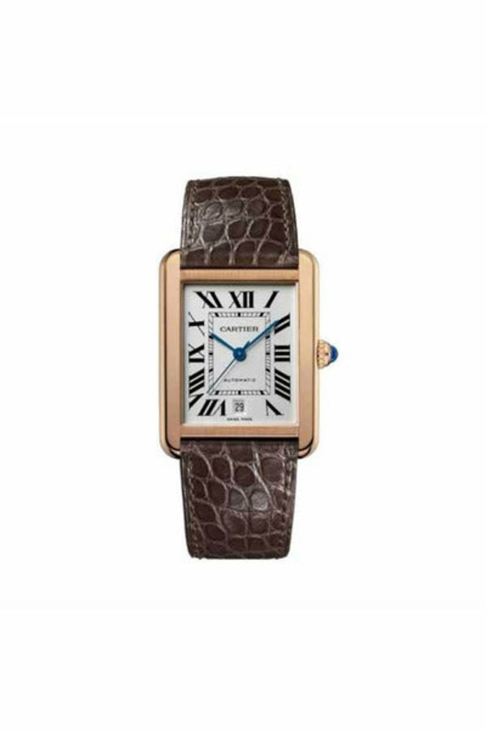 cartier tank solo extra large model 31mm x 40.8mm 18kt rose gold men's watch