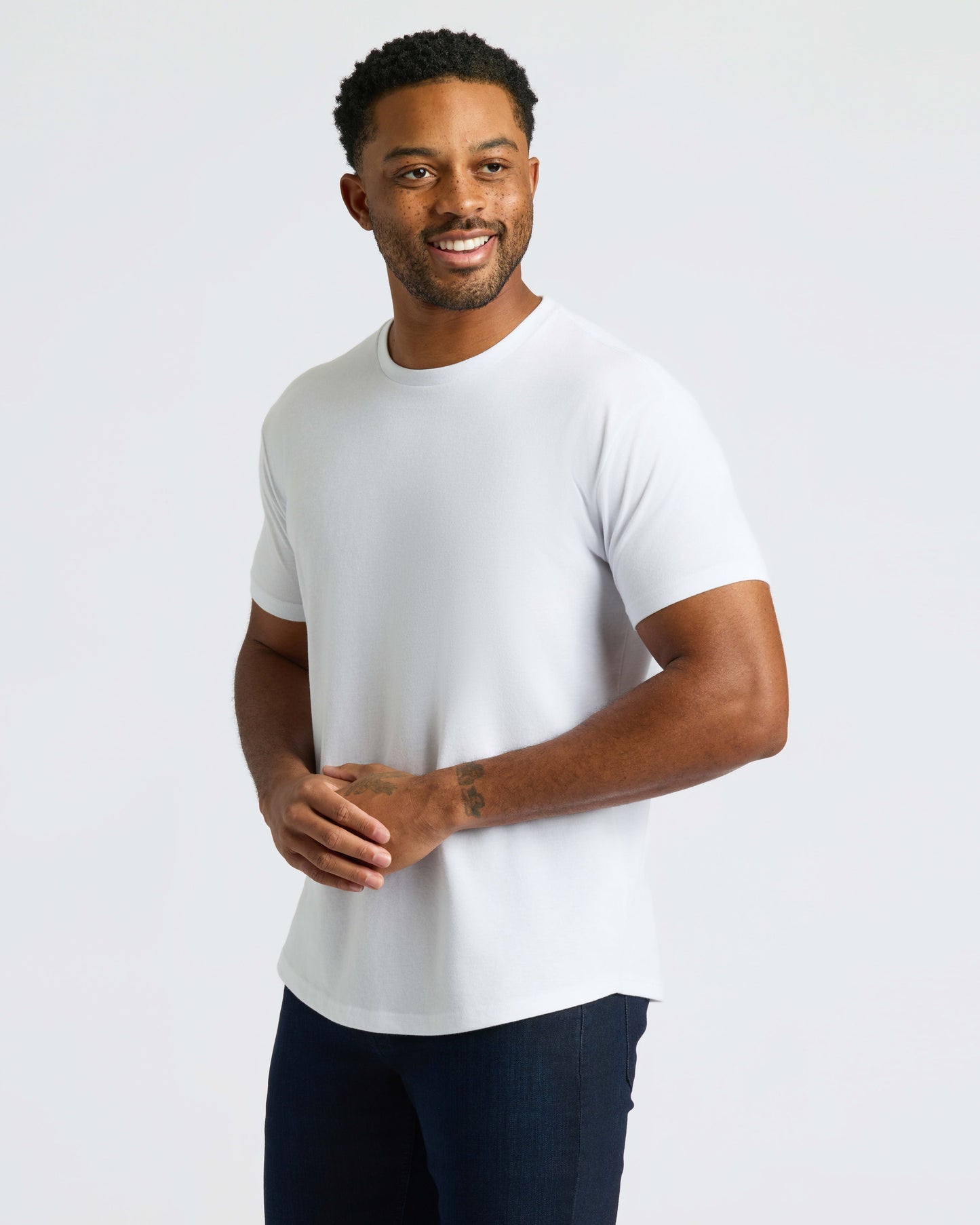 The Staple Curved Hem Classic Crew Neck 6-Pack