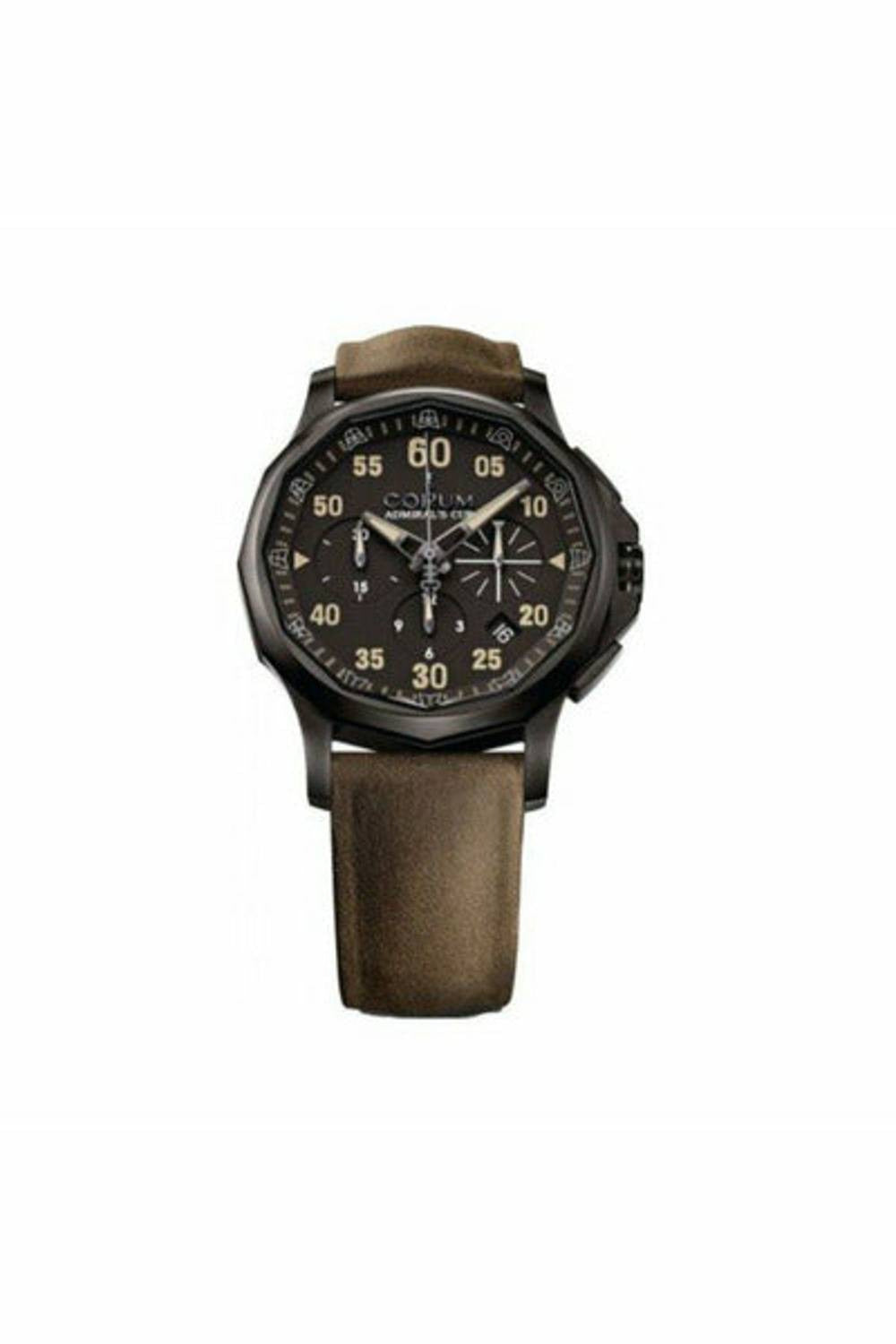 corum admiral's cup chronograph 42mm stainless steel men's watch