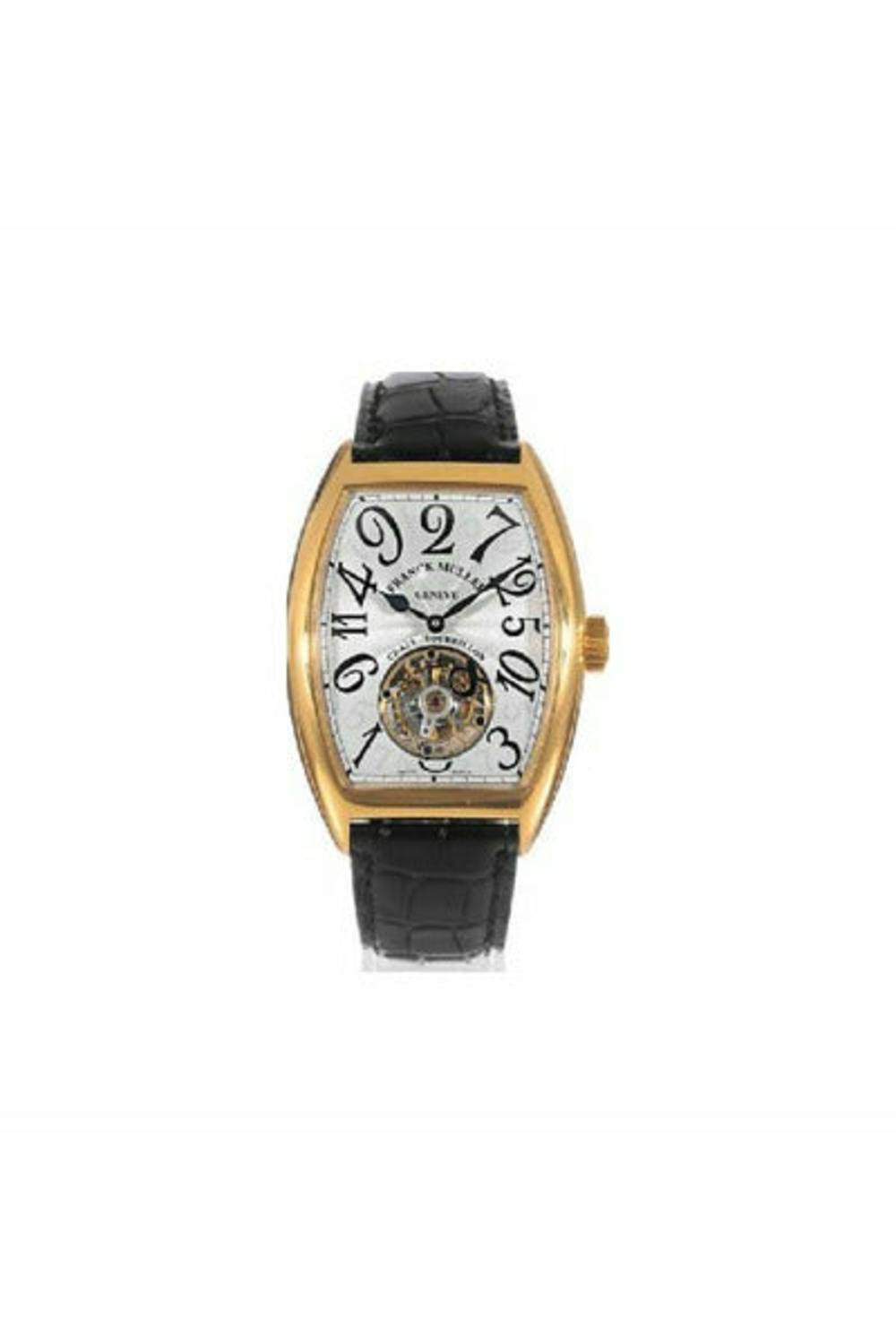 franck muller chronometro curvex 18k yellow gold automatic 5850