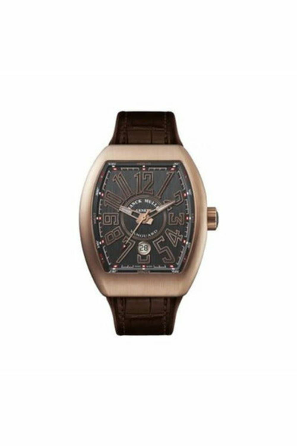 franck muller vanguard 44mm x 53mm 18kt rose gold men's watch