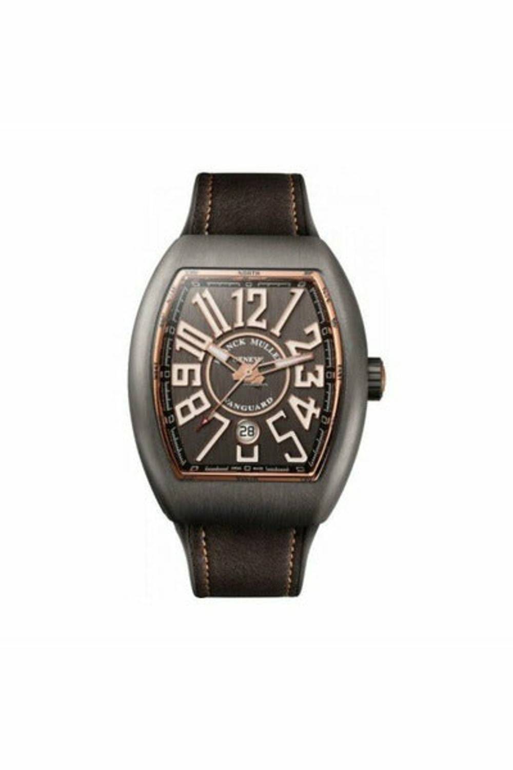 franck muller vanguard titanium/gold 44 x 53mm men's watch