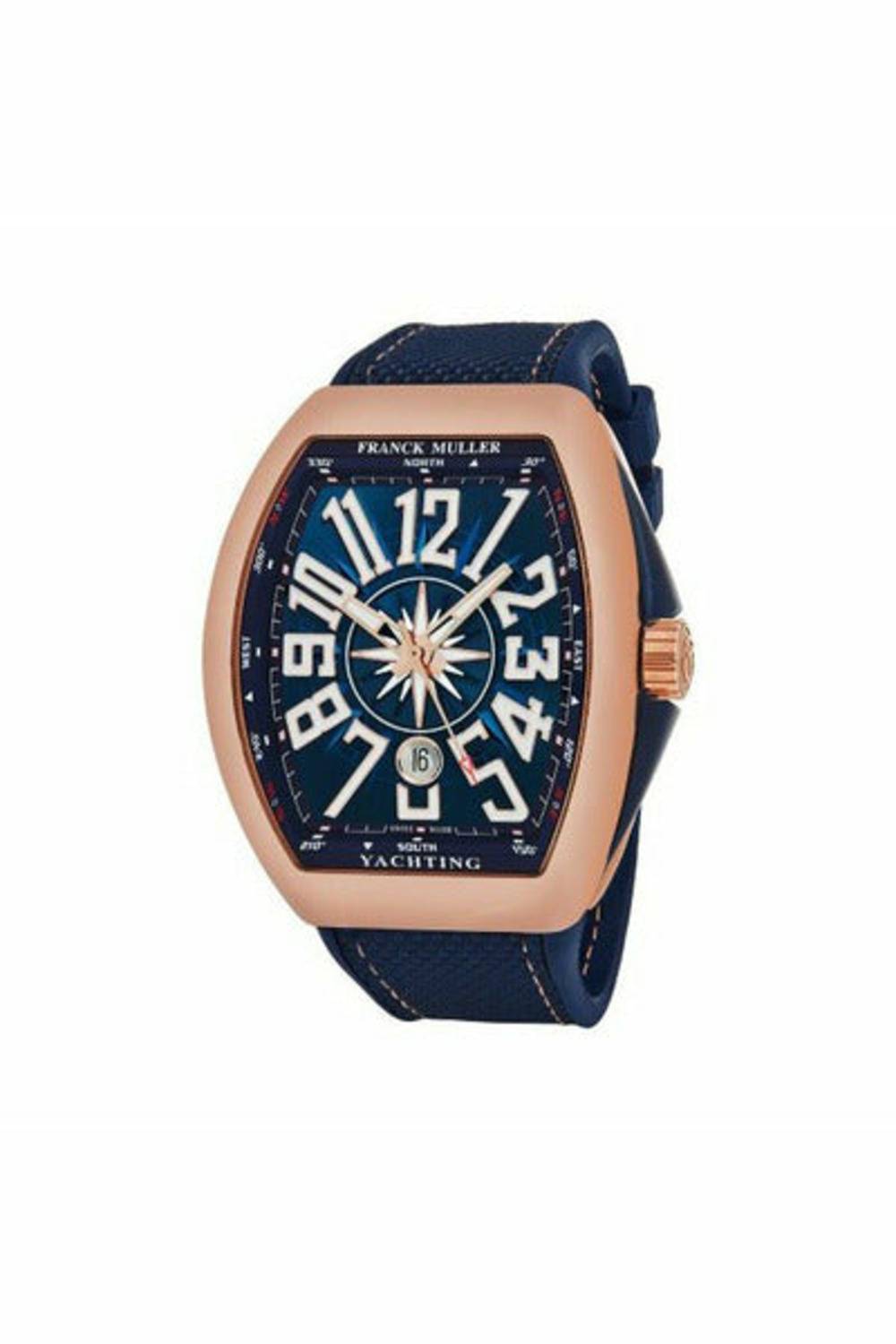 franck muller vanguard yachting 45mm 18kt rose gold men's watch