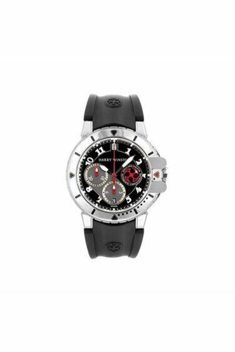 harry winston z2 chronograph 45mm zalium and 18kt white gold men's watch