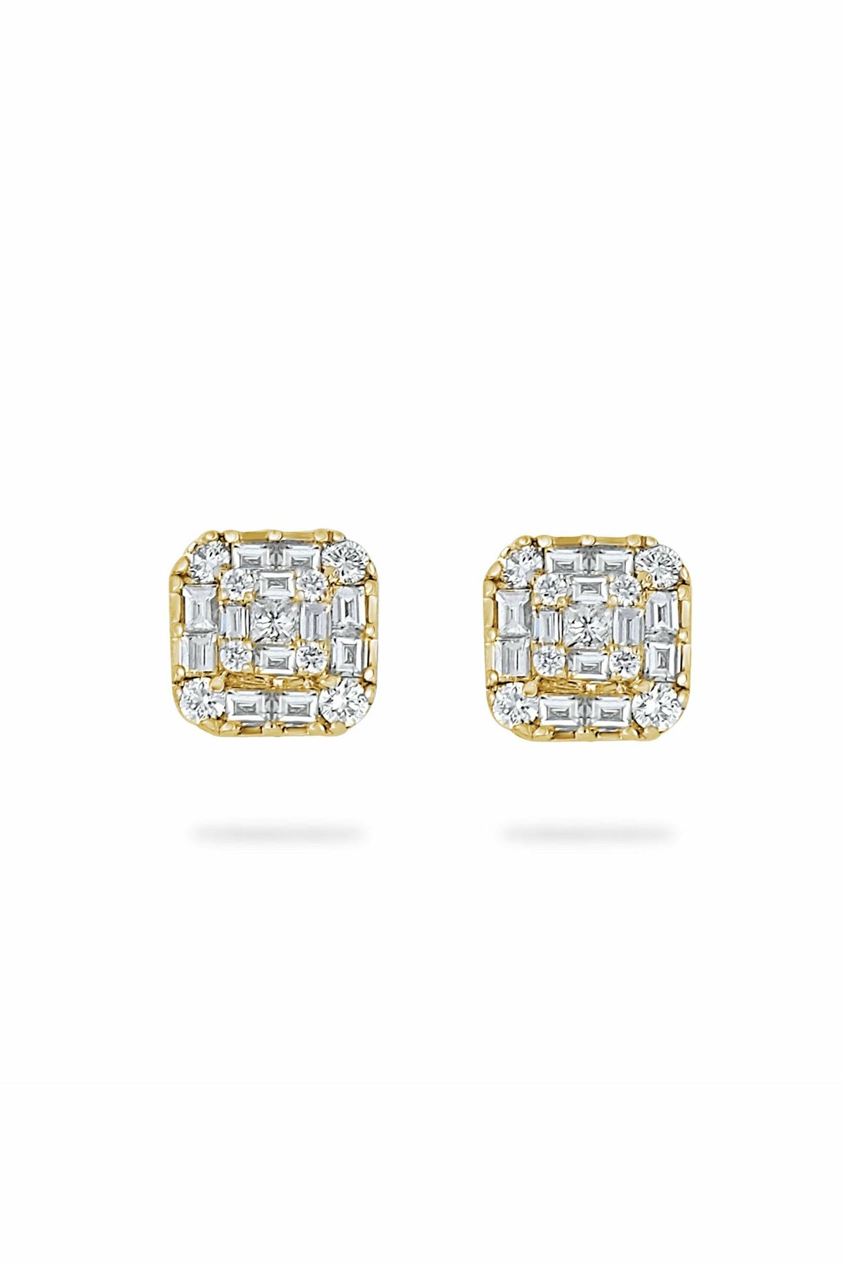 illusion diamond studs