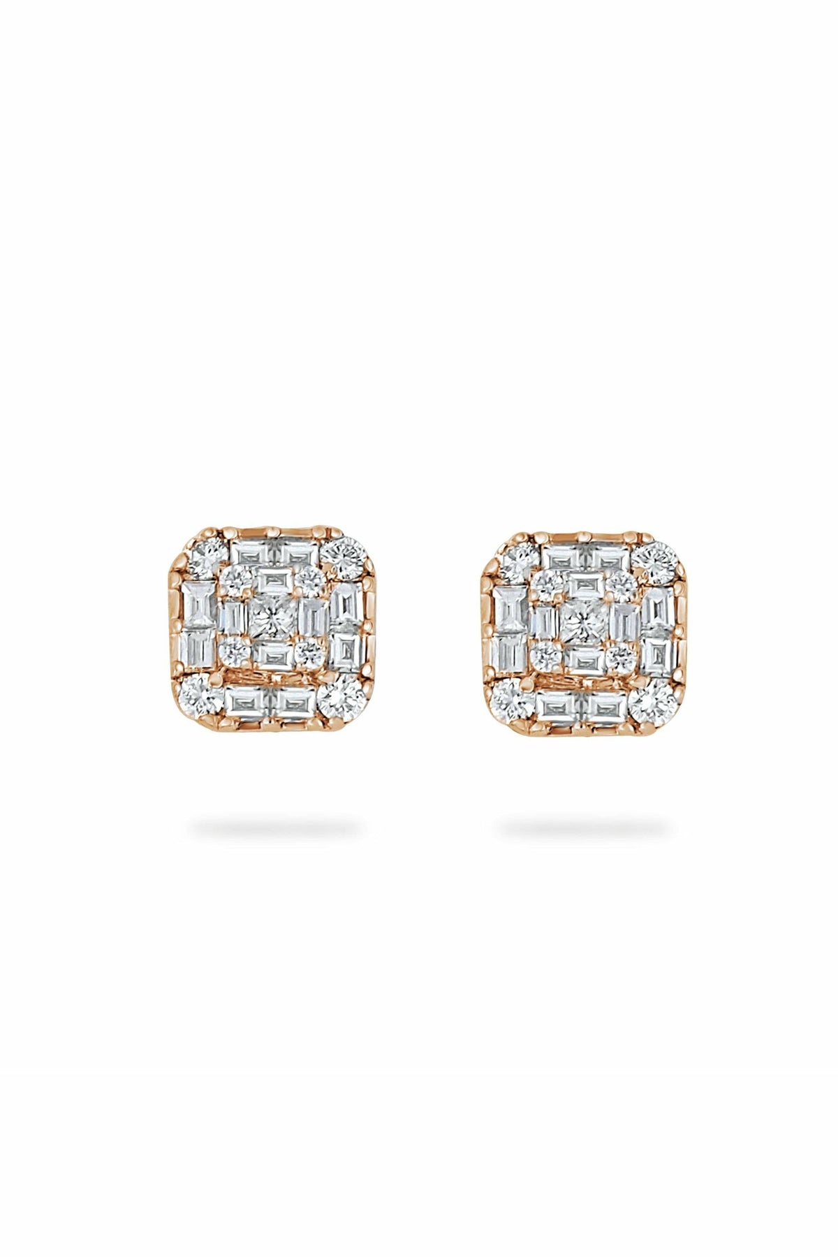 illusion diamond studs
