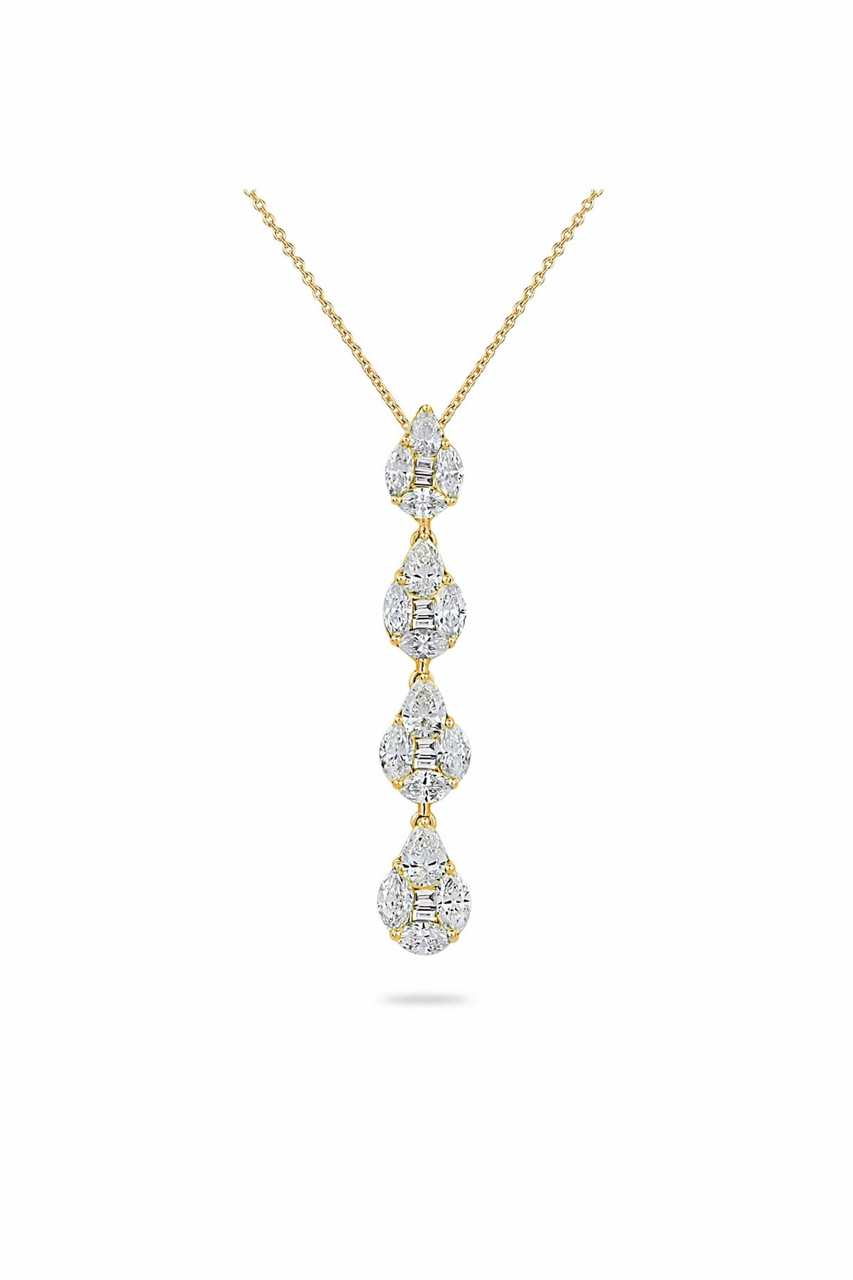 illusion pear quadruple tier