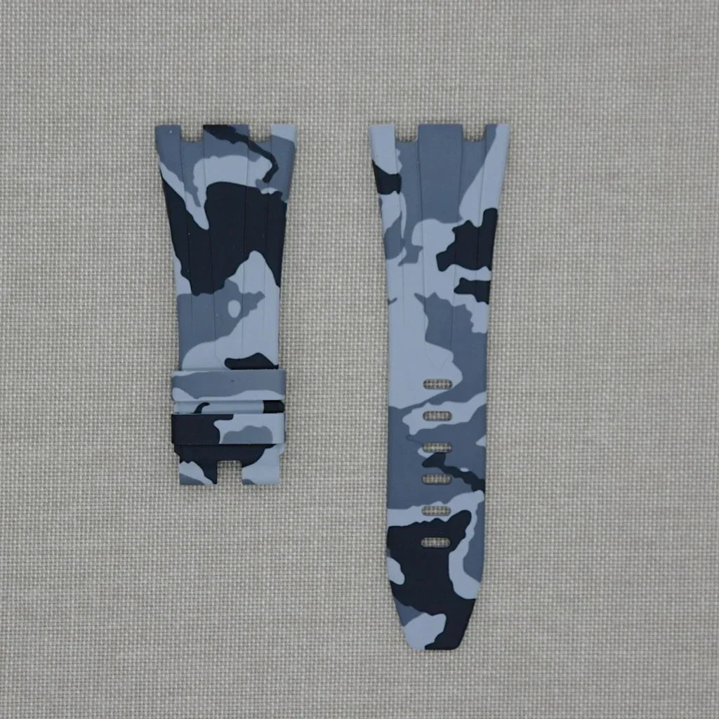 Tempomat Grey Camo Rubber Strap for AP 42mm