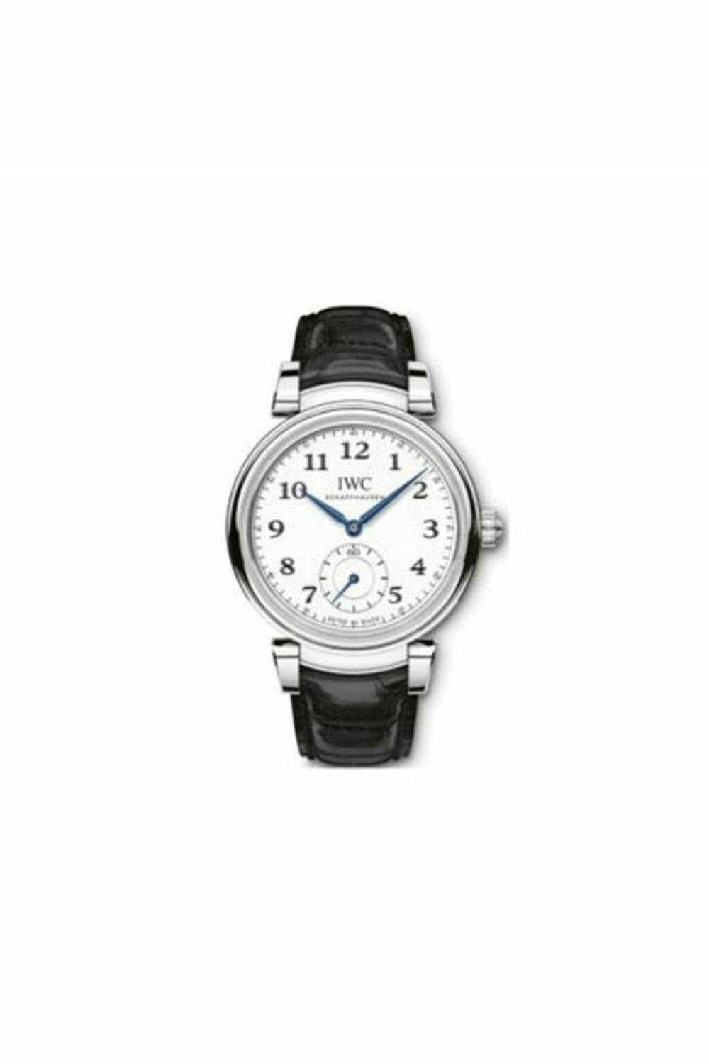 iwc da vinci "150 years" automatic white dial men's watch