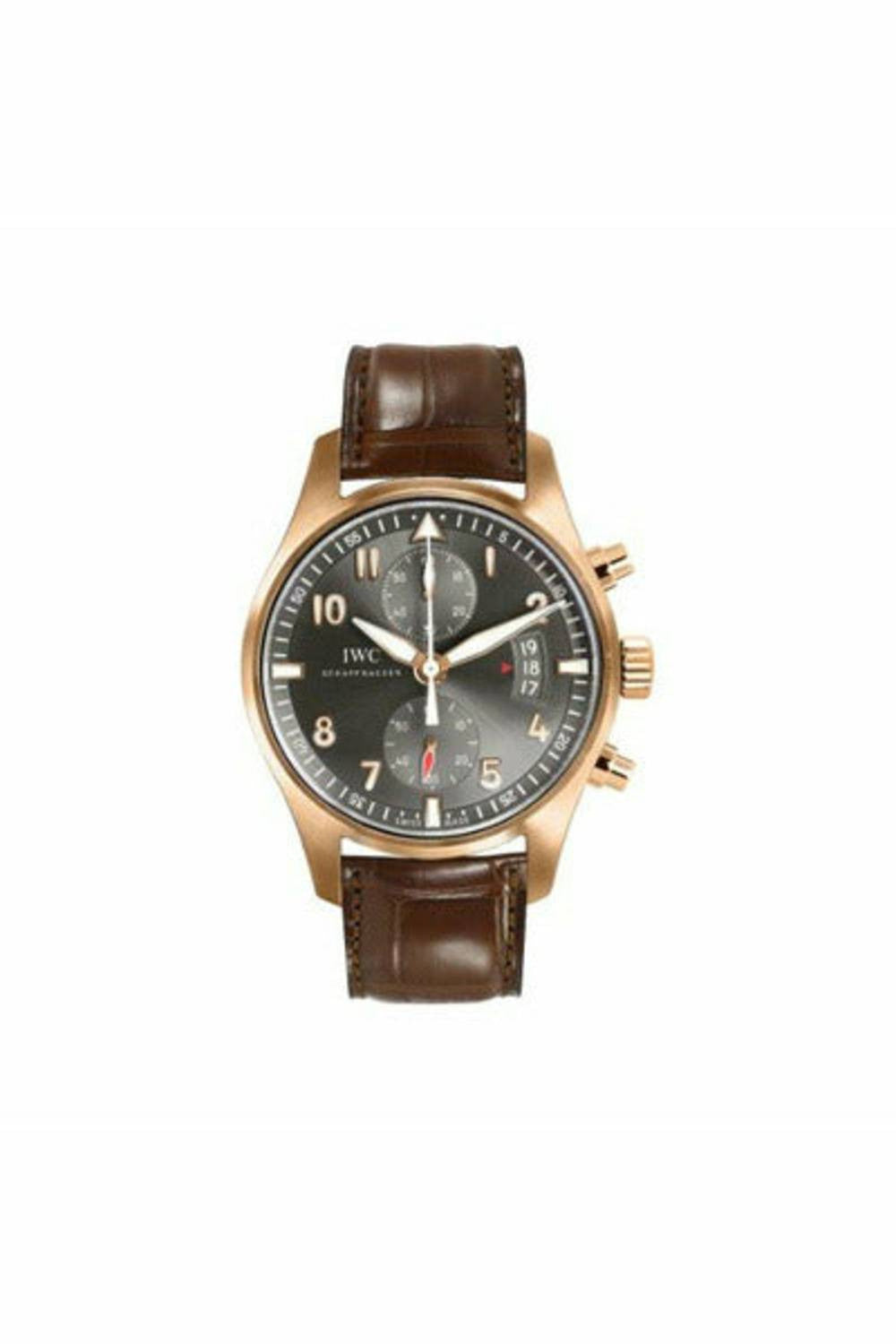 iwc pilot spitfire 18kt rose gold 43mm men's watch