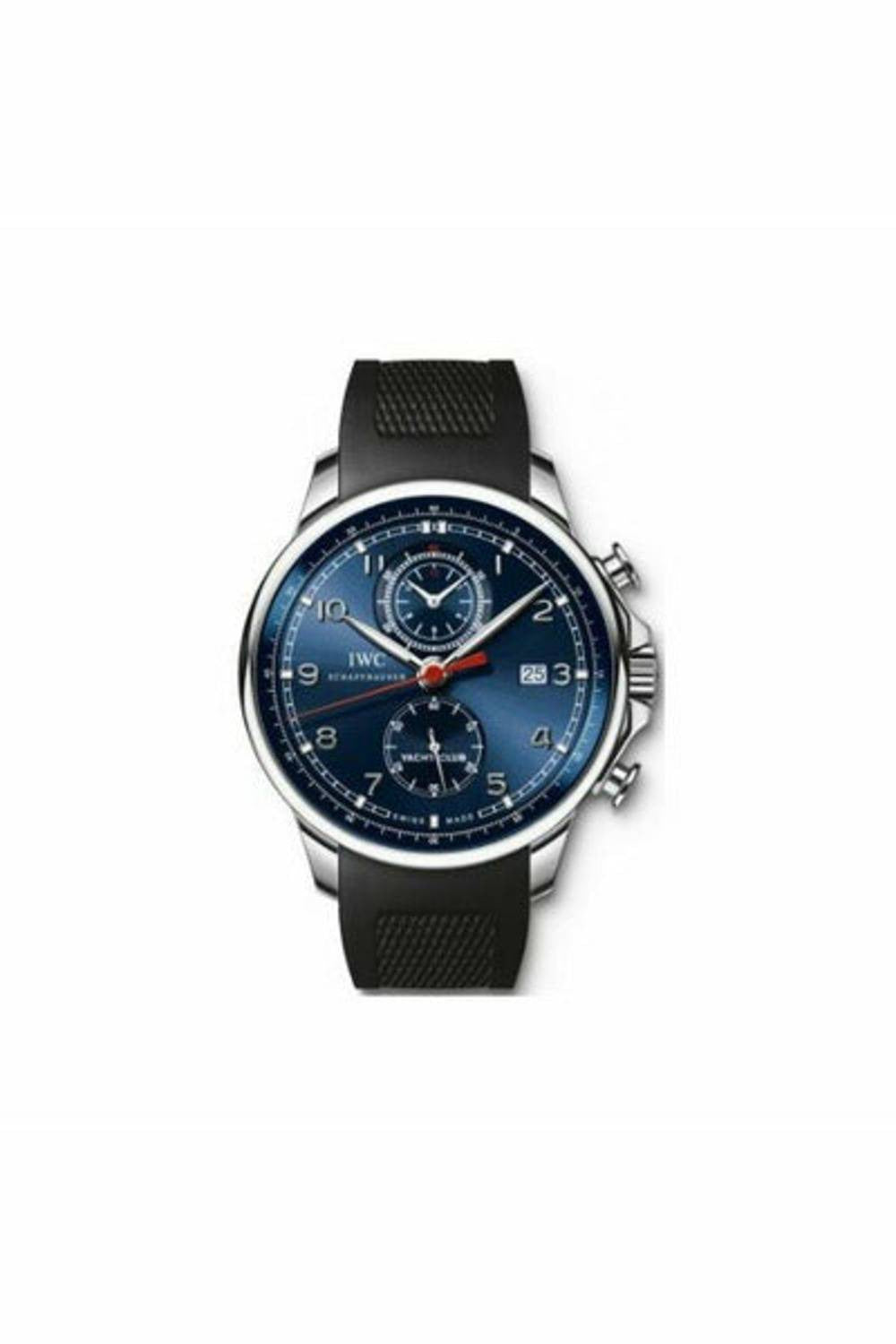 iwc portuguese yacht club chronograph laureus 45mm stainless steel limited edition to 1000 pcs men's watch