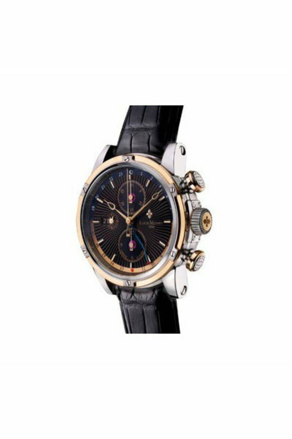 louis moinet geograph 46mm stainless steel limited edition 60 pieces men's watch