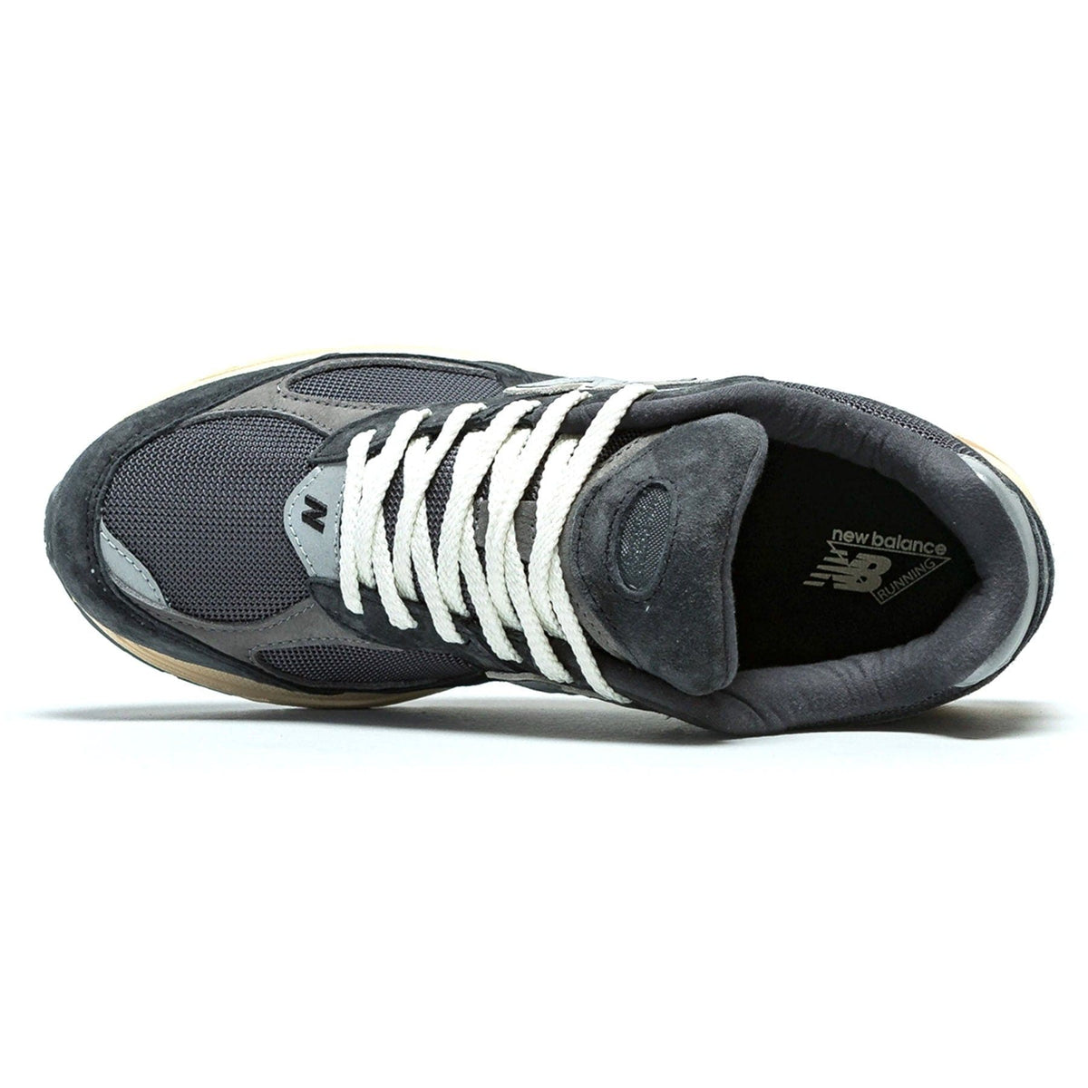 New Balance 2002R 'Black Dark Grey' — UK 3.5 | EU 36 | US 4 — Top View