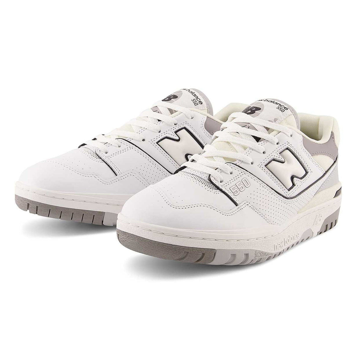 New Balance 550 Salt and Pepper — UK 3.5 | EU 36 | US 4 — Back View